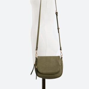 MODA LUXE Henri Foldover Zip Crossbody